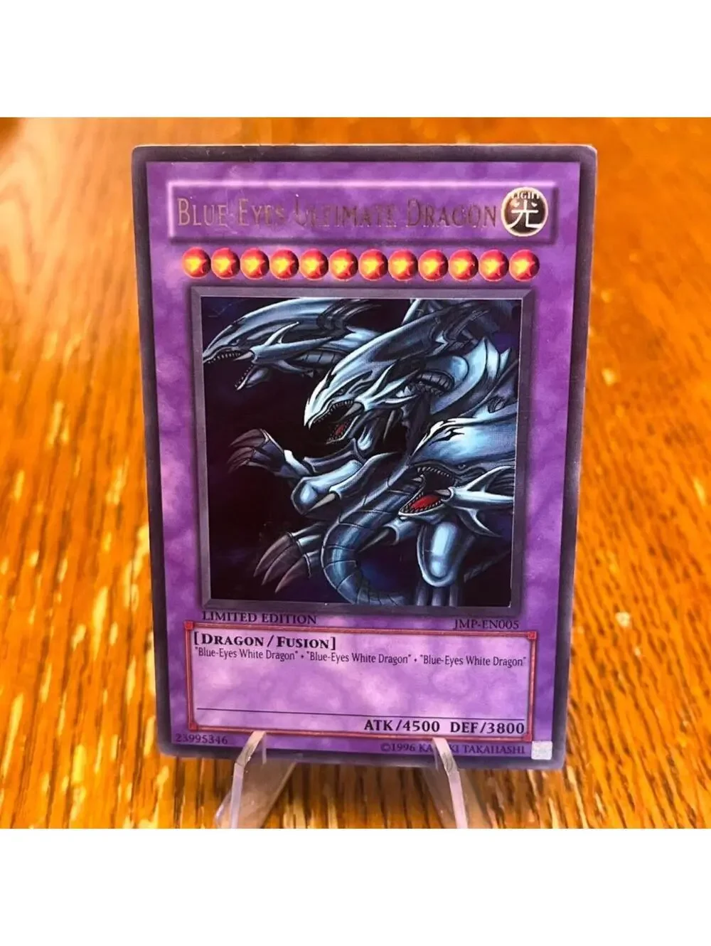 Authentic Blue-Eyes Ultimate Dragon JMP-EN005 - Limited Ed - 4500 ATK Fusion